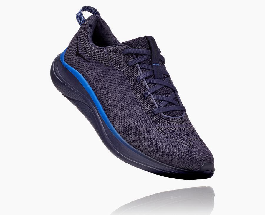 Hoka One One Tenisky Panske Námornícka Modrá - Hupana Flow - 61259-BQDW